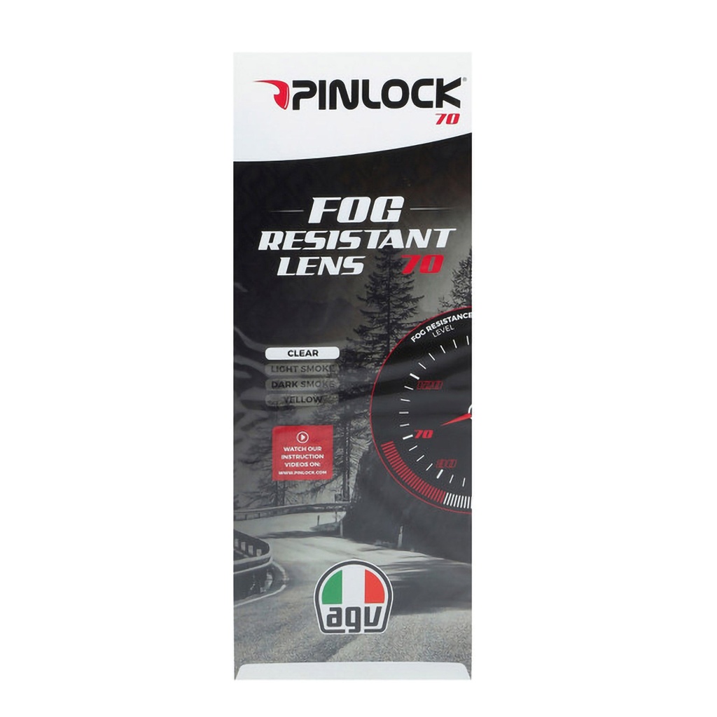 AGV GT4 Max Vision Pinlock Lens - 70 for K5-S / K3 SV-S