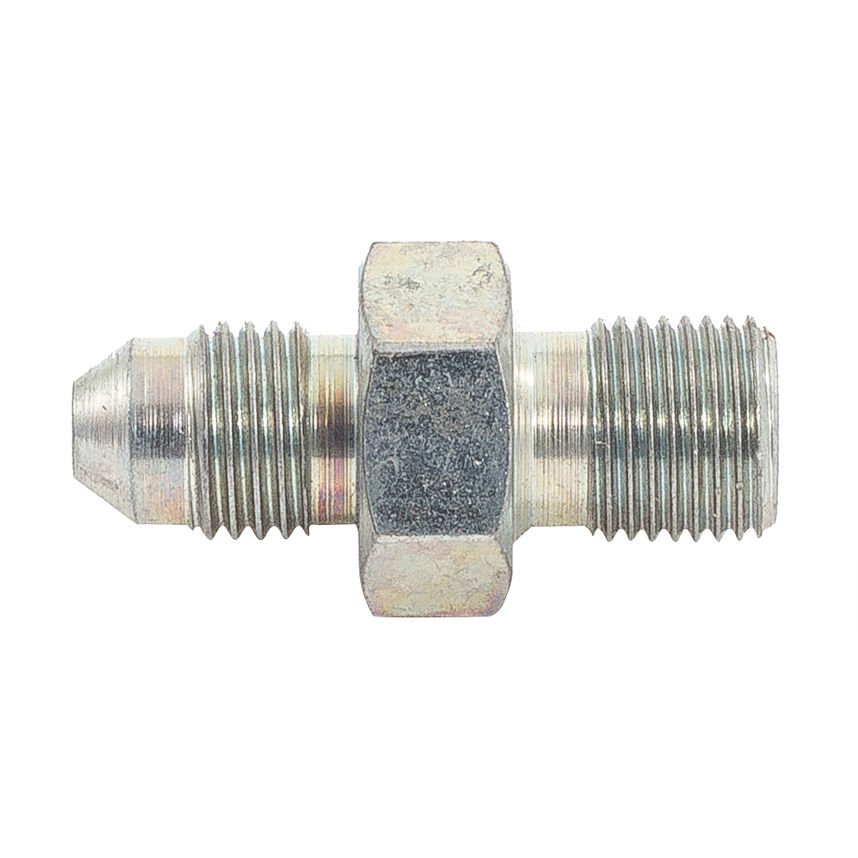 Automotive Plumbing Solutions Zinc Plated Steel BSP to JIC Male To Male Adaptors
