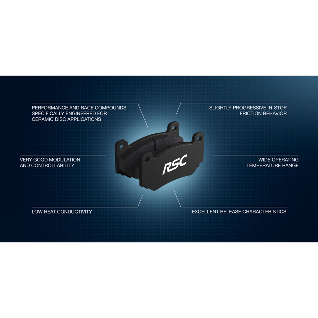 Pagid RSC1 Ceramic Disc Brake Pads