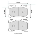 EBC Brakes P2DK 2 Piece Fully Floating Disc Kit With RP-1 Pads