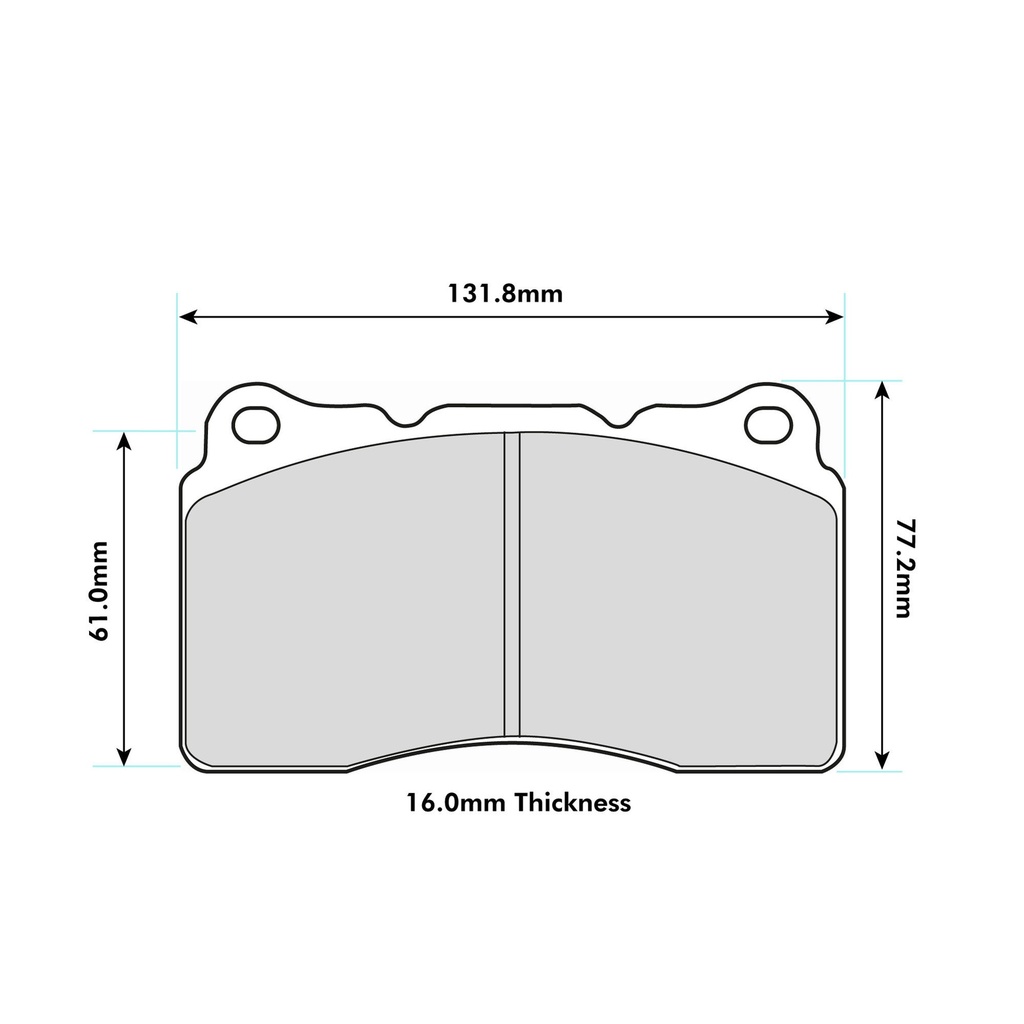 EBC Brakes P2DK 2 Piece Fully Floating Disc Kit With RP-X Pads