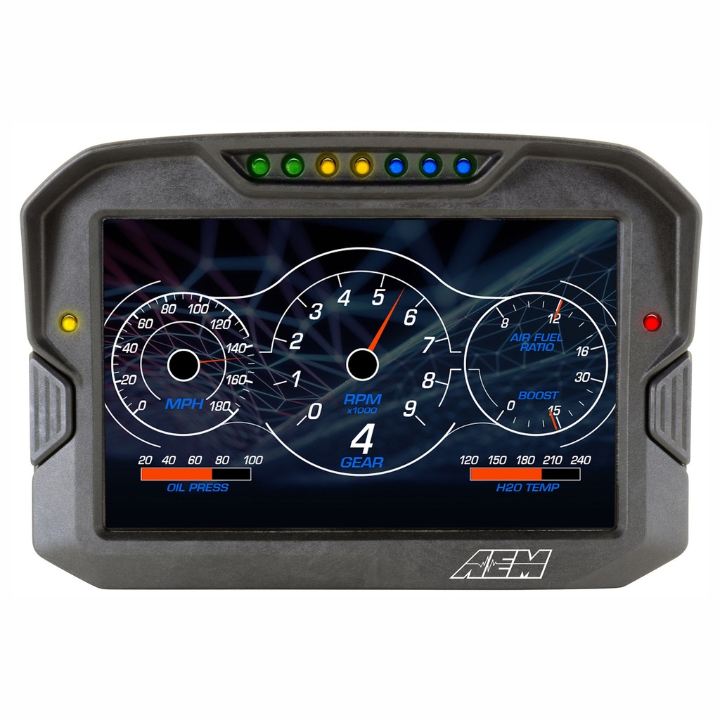 AEM Electronics CD-7 Carbon Digital Dash Display With Data Logging