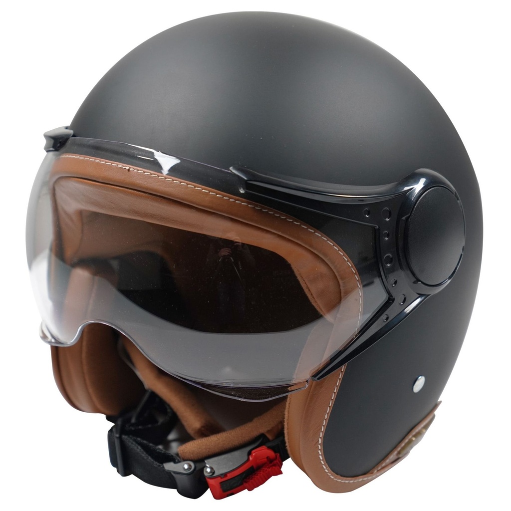 [5001059-3836264] Axor Jet Motorcycle Helmet (S (55-56cm), Black / Black)