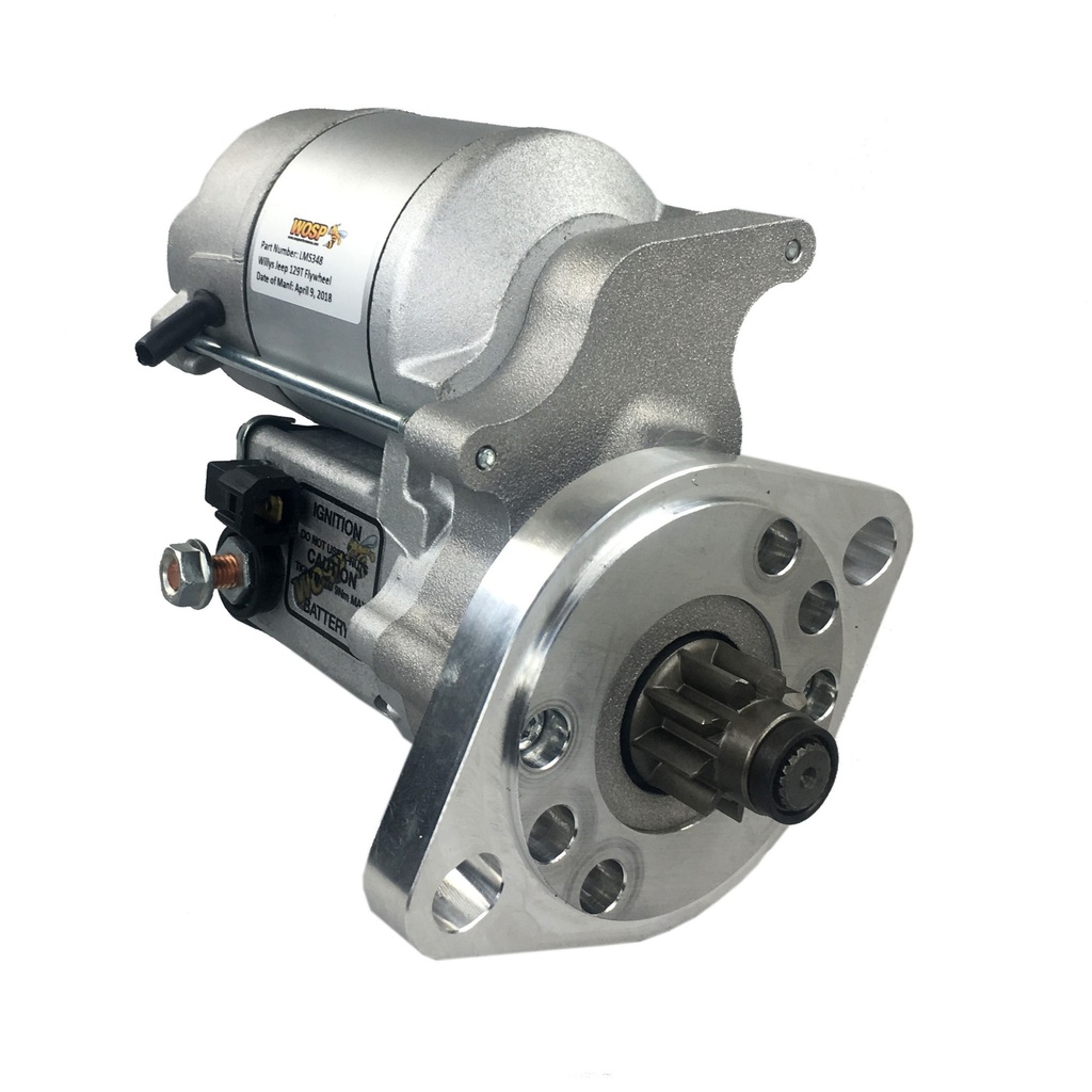 [7001987-3864565] WOSP Lightweight High Torque Starter Motor - Willys Jeep (10 Tooth Pinion - Fits 97 Tooth Flywheel)