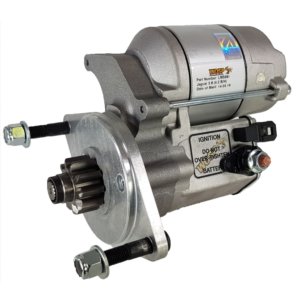 [WSPLMS581] WOSP Lightweight High Torque Starter Motor - Jaguar 3.8 Engine To 4.2 Bellhousing