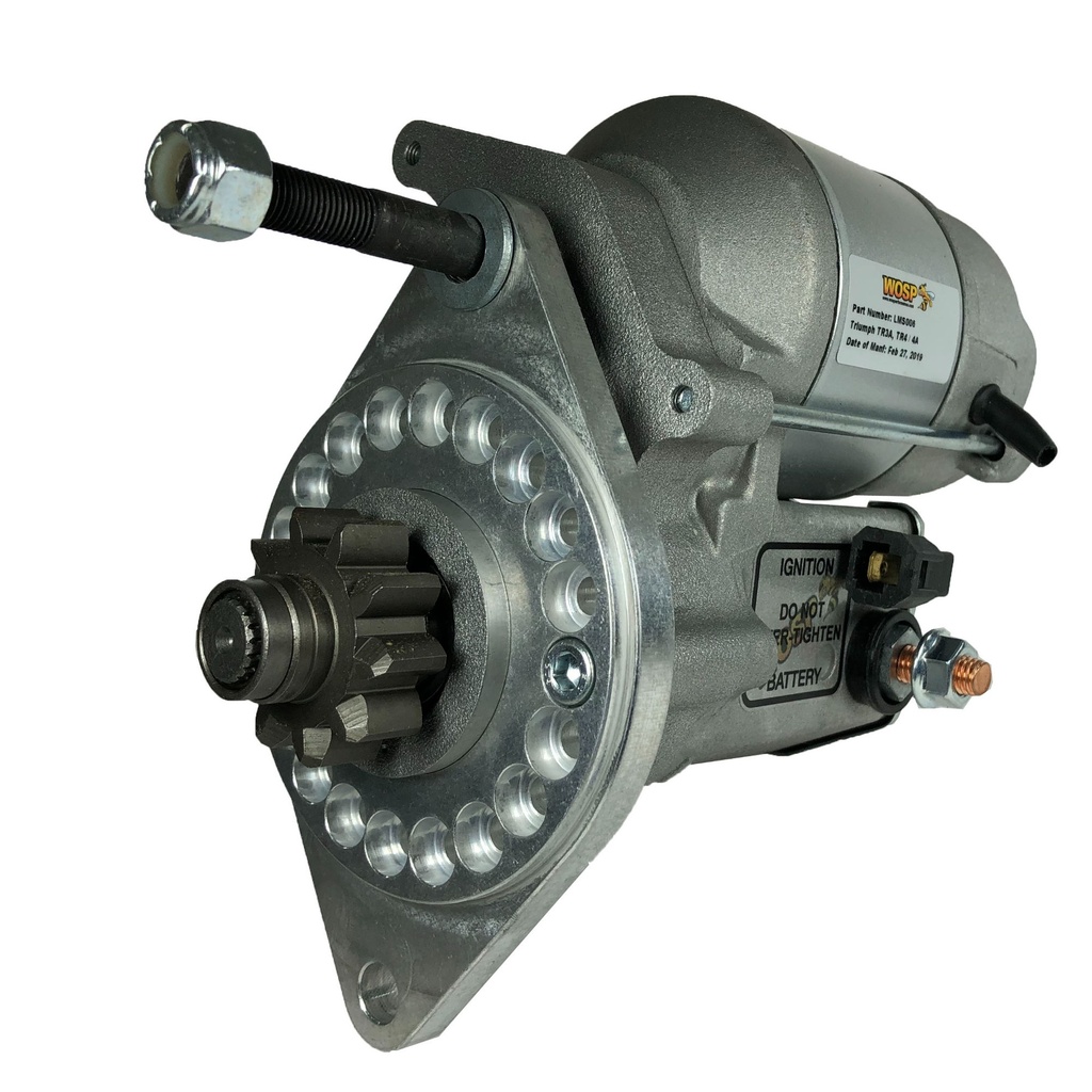 WOSP Lightweight High Torque Starter Motor - Triumph TR3A / TR4 / TR4A