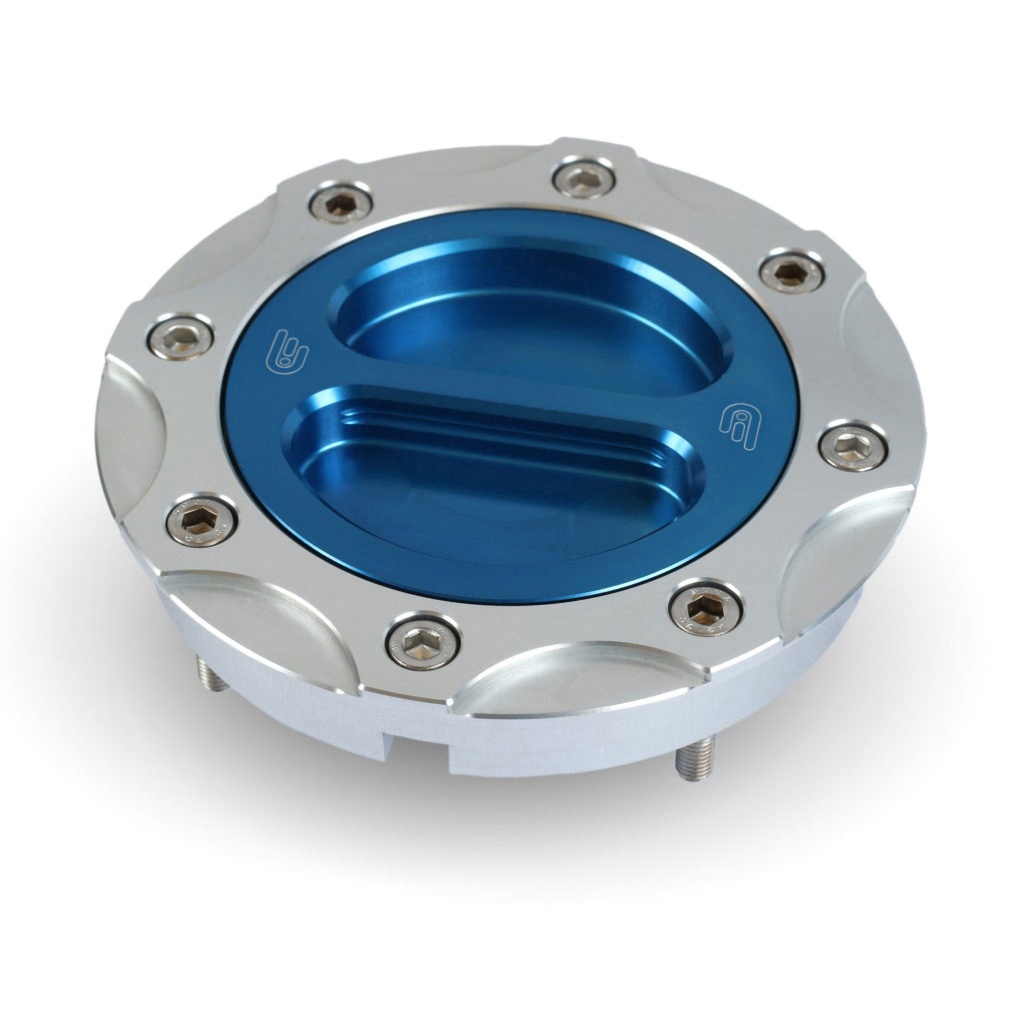 [OBEFUE-7005-BLK-BLU] Oberon Motorcycle Fuel Cap And Body