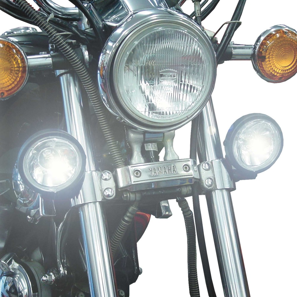 [BIKHLUTSPOT] Bike-It Universal Twin Halogen Spot Fog Lights