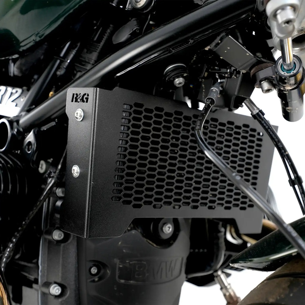 [RGPDG0061PROBK] R&G Motorcycle Aluminium PRO Downpipe Grill