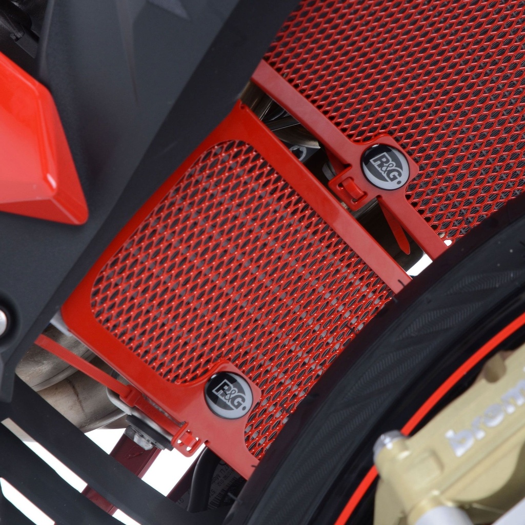 R&G Aluminium Motorcycle Oil Cooler Guard