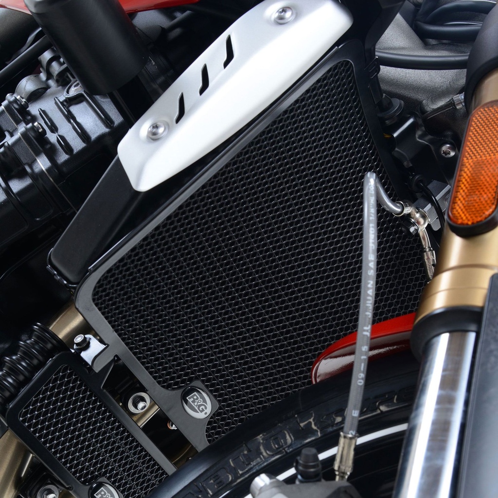 [RGPRAD0202BK] R&G Motorcycle Aluminium Radiator Guard