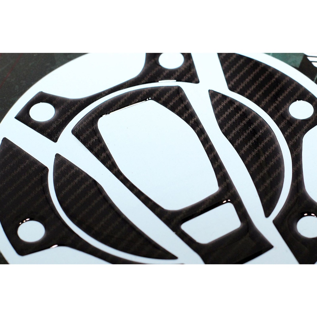 Red Dynamic Carbon Fibre Fuel Cap Protector