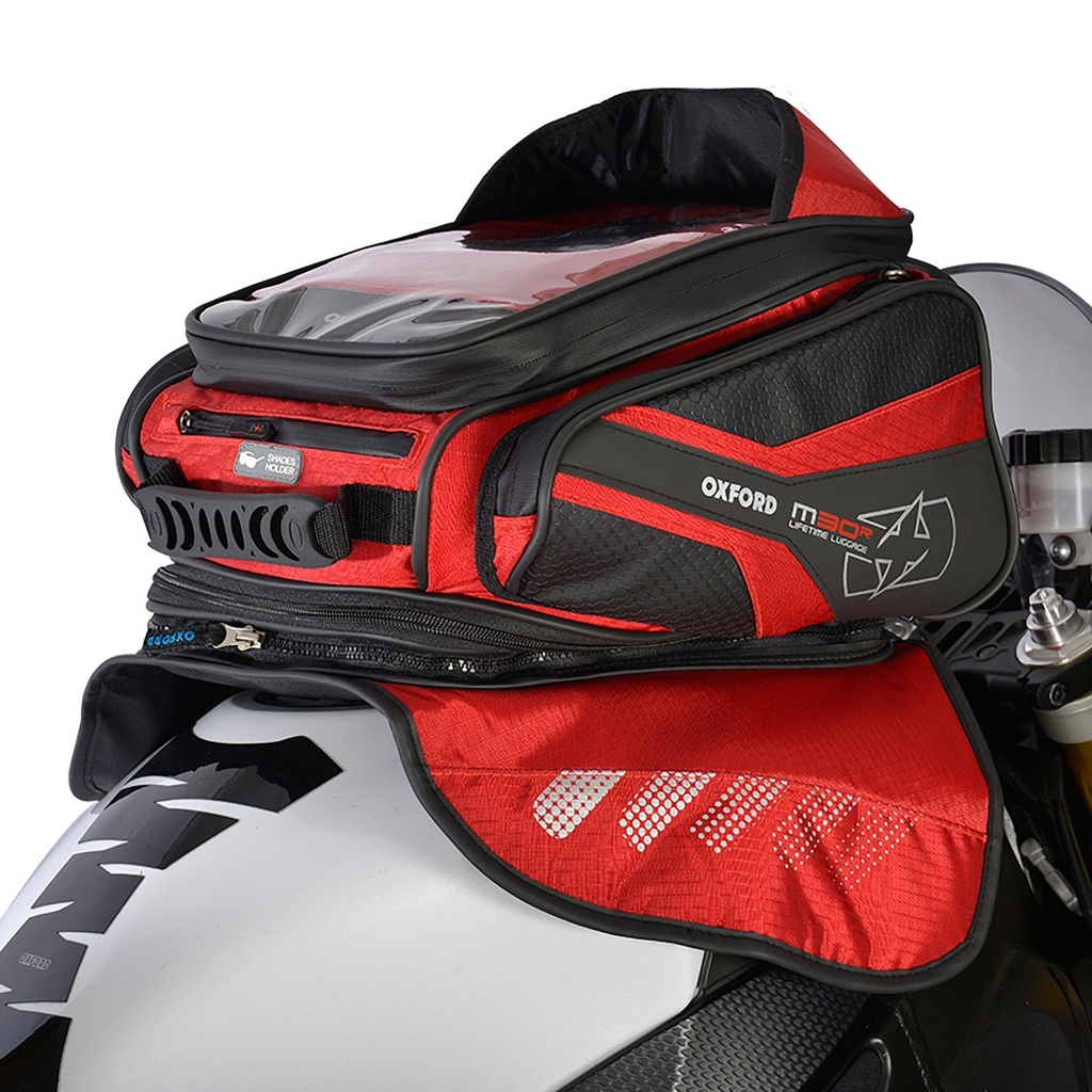 [1293567-1608782] Oxford M30R Magnetic 30L Tank Bag (Black)