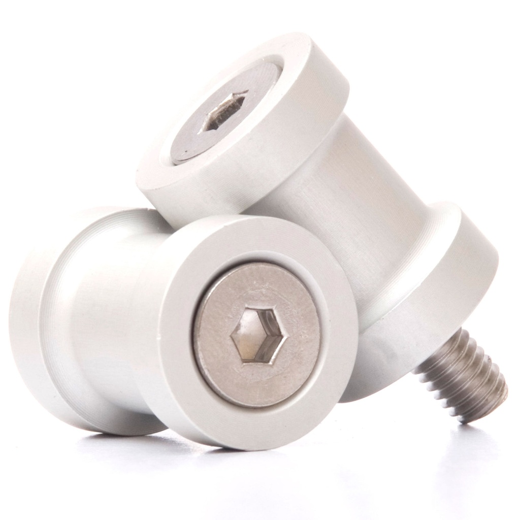 [RGPPB0M10SI] R&G Motorcycle M10 Paddock Stand Bobbins