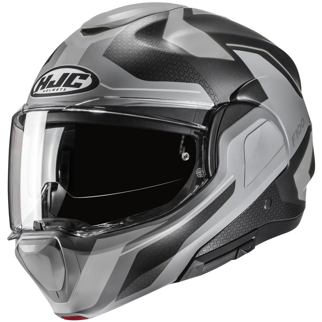 [5001877-3858285] HJC F100 Graphic Motorcycle Helmet (M (57-58cm), Bios Black)