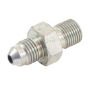 Automotive Plumbing Solutions Zinc Plated Steel BSP to JIC Male To Male Adaptors