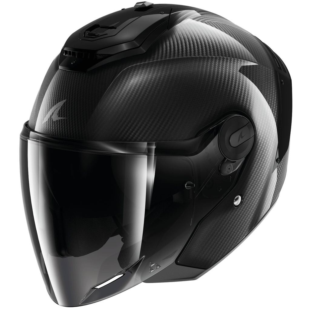 Shark RS Jet Carbon Plain Motorcycle Helmet