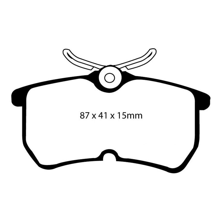 [EBCDP41218R] EBC Brakes Yellowstuff Performance Brake Pads