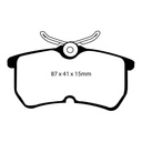 EBC Brakes Yellowstuff Performance Brake Pads