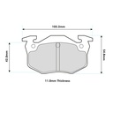 Ferodo DS2500 Brake Pads