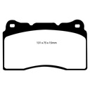 EBC Brakes Yellowstuff Performance Brake Pads