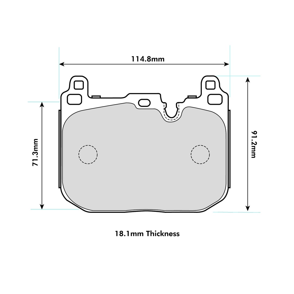 [MINMDB3259FR] Mintex MRM1801 Brake Pads