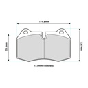 PBS Brakes ProRace Brake Pads