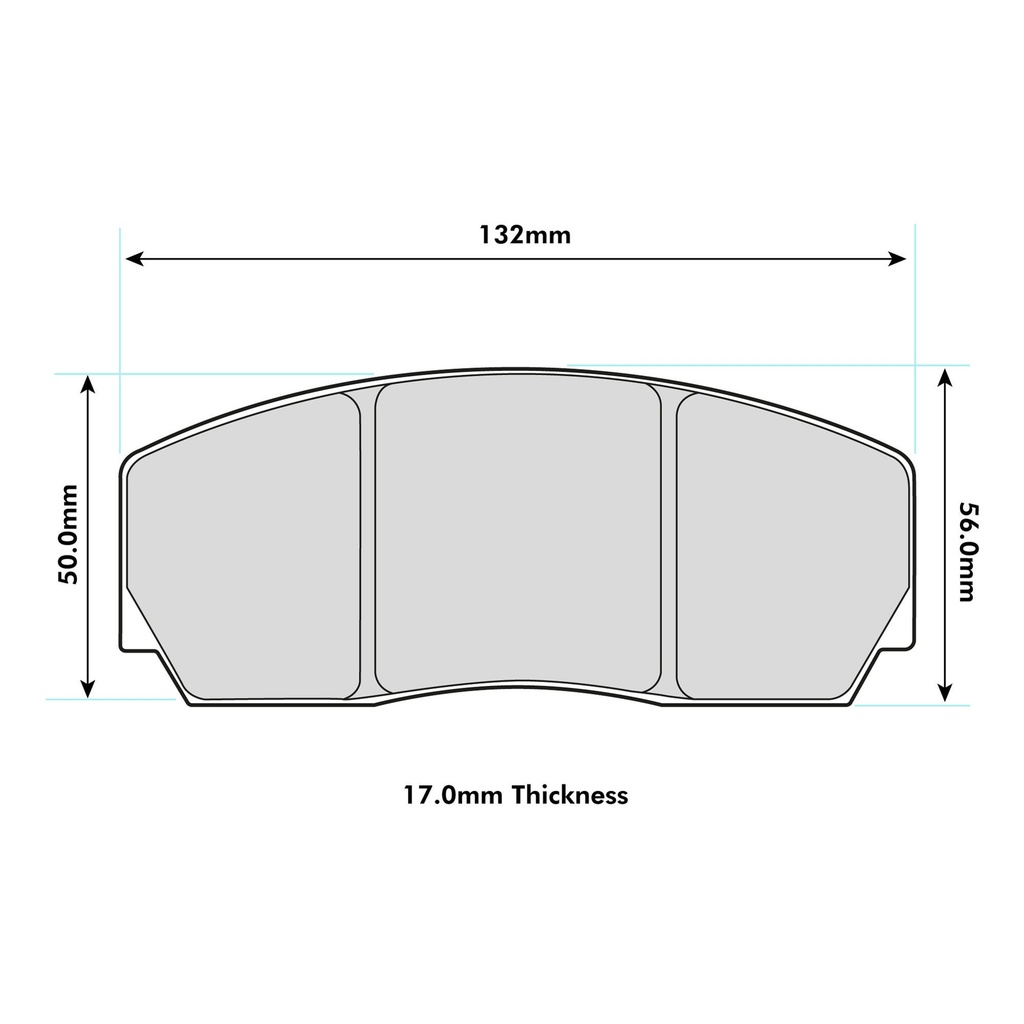 [FERFRP216H] Ferodo DS2500 Brake Pads To Fit AP Racing Various / OE Calipers
