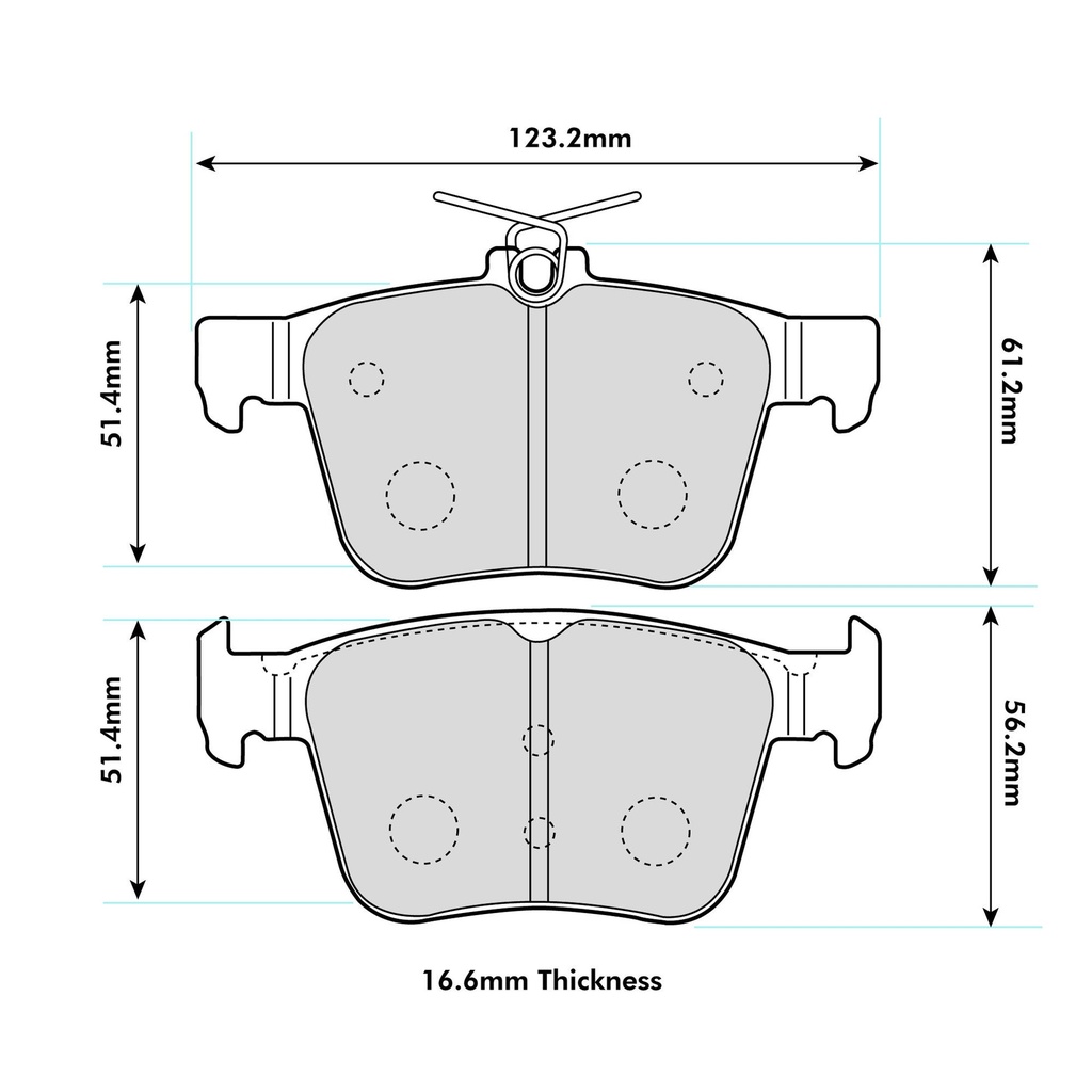 [MINMDB3101FR] Mintex MRM1801 Brake Pads