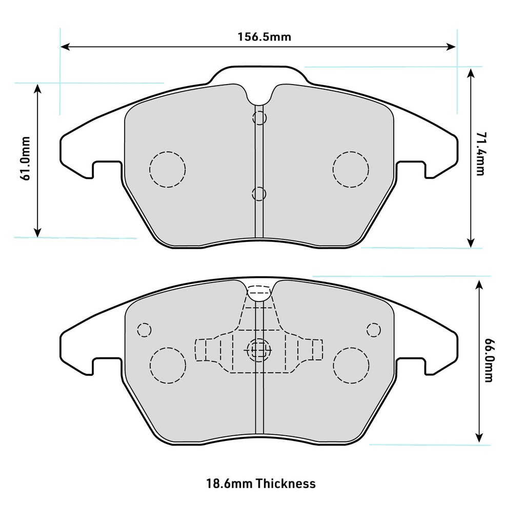 [MINMDB2604FR] Mintex MRM1801 Brake Pads