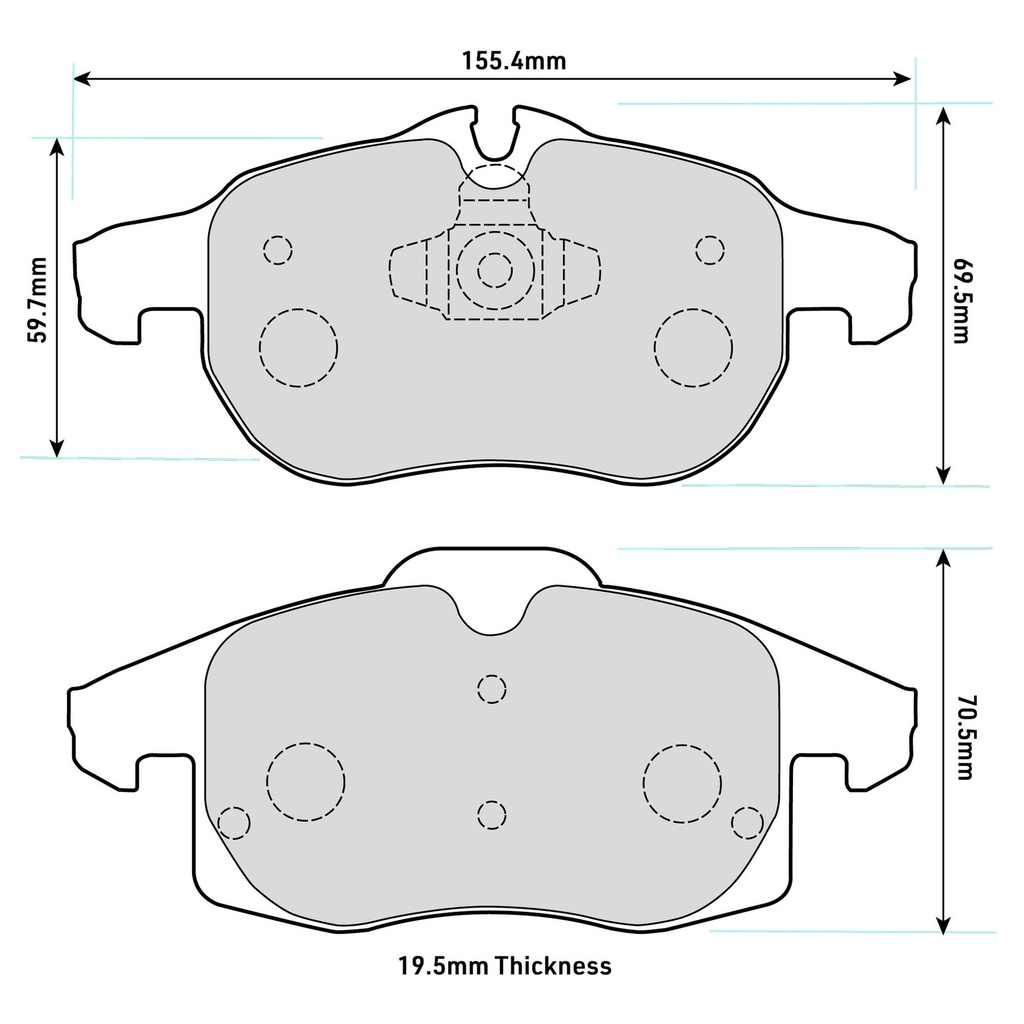 [FERFCP1520H] Ferodo DS2500 Brake Pads