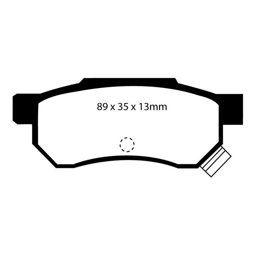 [EBCDP4642/2R] EBC Brakes Yellowstuff Performance Brake Pads
