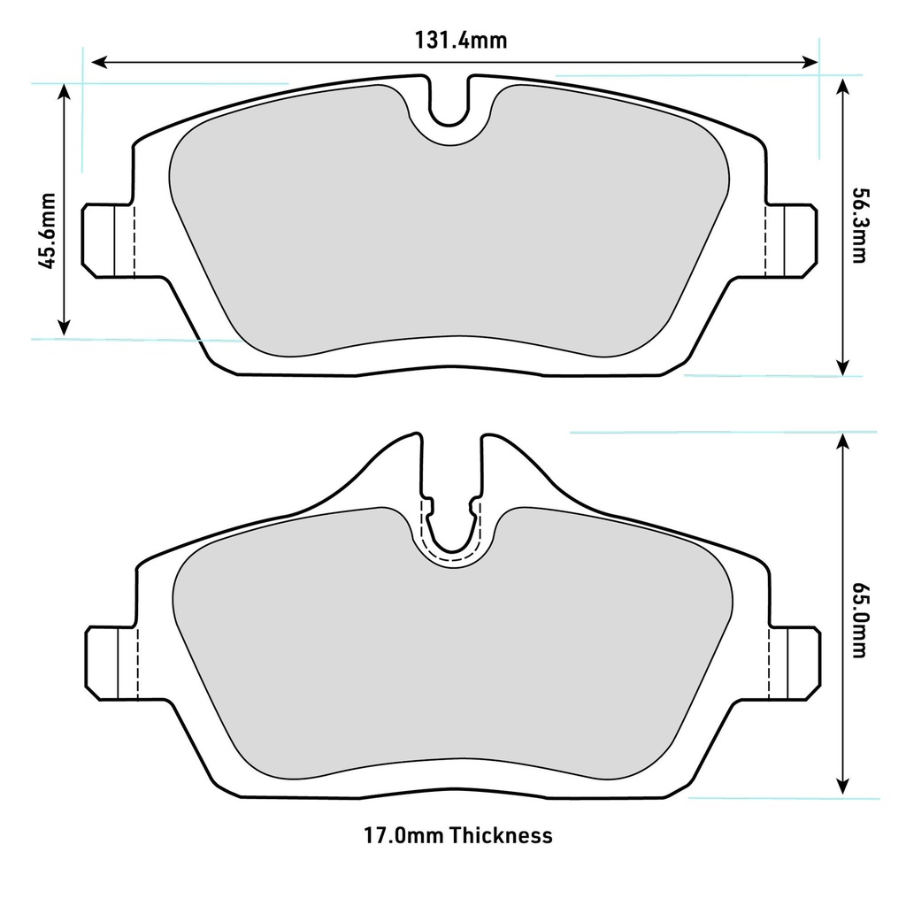 [FERFCP1747H] Ferodo DS2500 Brake Pads