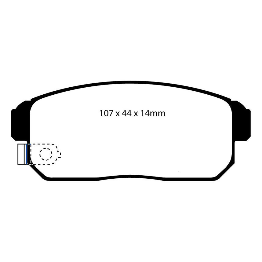 [EBCDP31691C] EBC Brakes Redstuff Performance Brake Pads