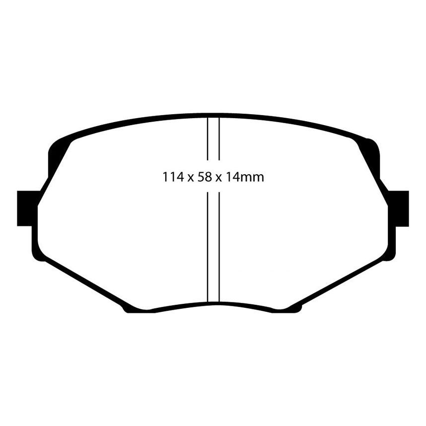 [EBCDP41002R] EBC Brakes Yellowstuff Performance Brake Pads