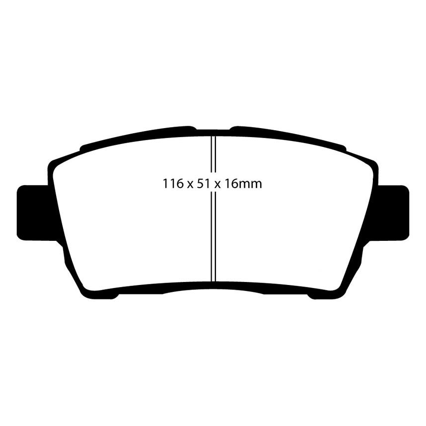 [EBCDP41295R] EBC Brakes Yellowstuff Performance Brake Pads