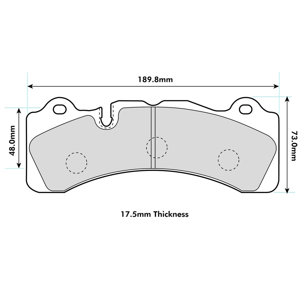 [FERFRP3099W] Ferodo DS1.11 Brake Pads To Fit Brembo GT-6 Caliper