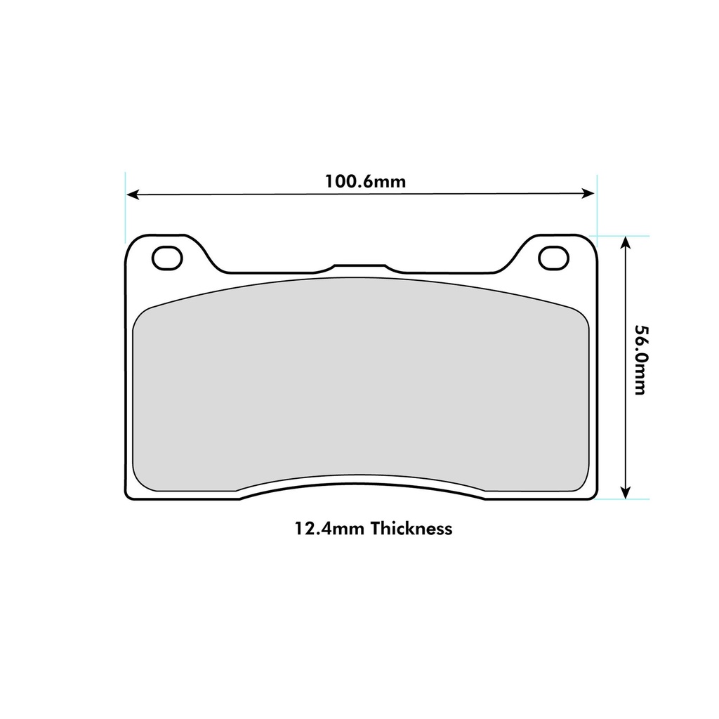 Wilwood BP-40 Brake Pads To Fit Wilwood Dynapro / Billet Dynalite Calipers