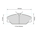 Mintex MRM1801 Brake Pads