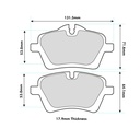 Mintex MRM1801 Brake Pads