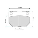 Mintex MRM1801 Brake Pads
