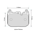 PBS Brakes ProRace Brake Pads