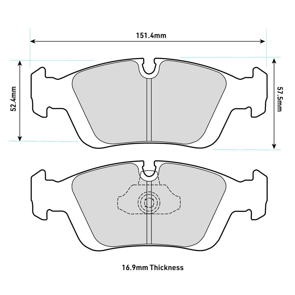 Mintex M1155 Brake Pads