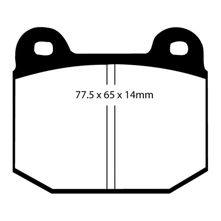 EBC Brakes Yellowstuff Performance Brake Pads