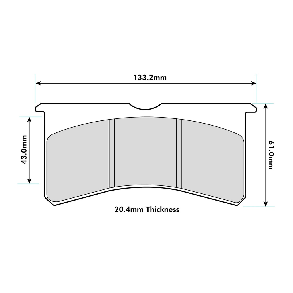 EBC Brakes SR21 Sintered Brake Pads To Fit AP Racing CP8350 / Wilwood Billet Superlite Calipers