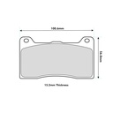 PBS Brakes ProRace Brake Pads To Fit Wilwood Dynalite / Dynapro Calipers