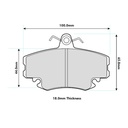 Mintex M1144 Brake Pads