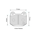 PBS Brakes ProRace Brake Pads