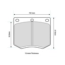 Mintex M1155 Brake Pads