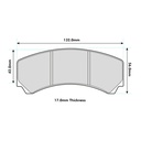Ferodo DS3000 Brake Pads To Fit AP Racing CP5090 Calipers